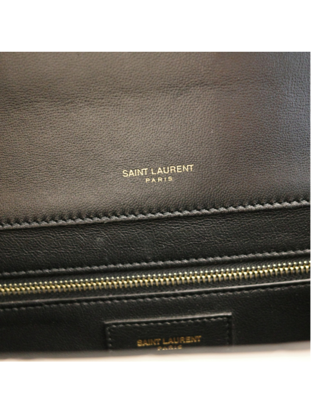 YSL Saint Laurent Gaby Quilted Lambskin Envelope Shoulder Bag - Picture 16 of 16